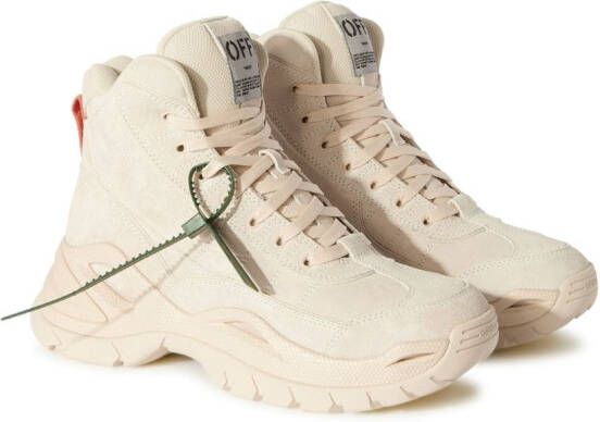 Off-White Hiker high-top sneakers Beige