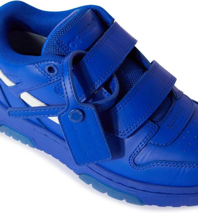 Off-White Kids Out Of Office sneakers met klittenband Blauw