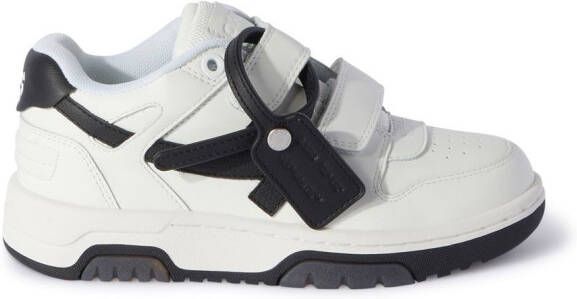 Off-White Kids Out Of Office sneakers met klittenband Wit