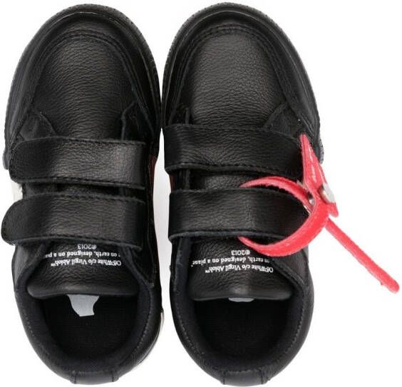 Off-White Kids Sneakers met klittenband Zwart