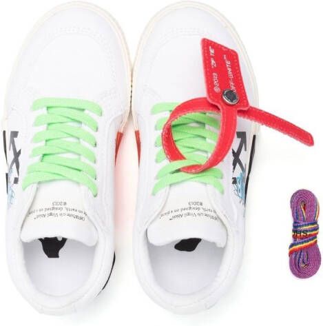 Off-White Kids Monster Vulcanized sneakers Wit