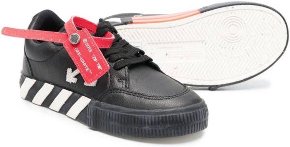 Off-White Kids Vulcanized sneakers Zwart