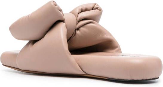 Off-White Leren sandalen Beige