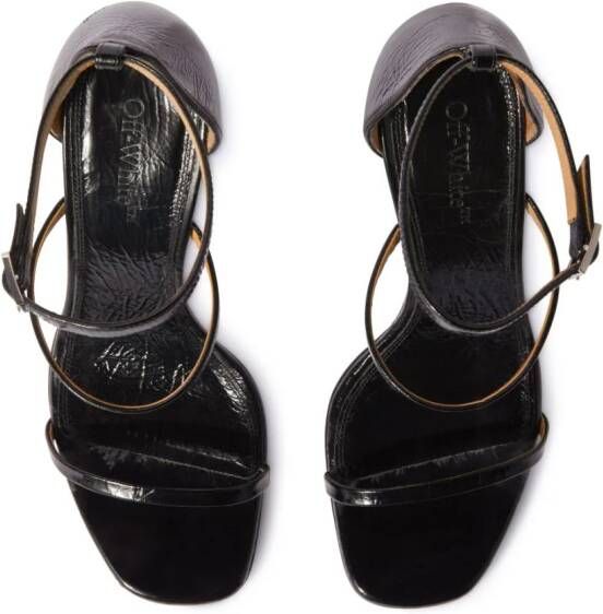 Off-White Lollipop sandalen met pied-de-poule Zwart