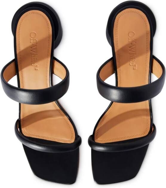 Off-White Leren sandalen Zwart