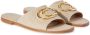 Off-White Linnen slippers Beige - Thumbnail 2