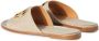 Off-White Linnen slippers Beige - Thumbnail 3