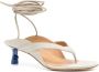 Off-White Lollipop sandalen 50 mm Beige - Thumbnail 2