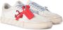 Off-White Low Vulcanized gerafelde sneakers Wit - Thumbnail 2