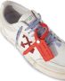 Off-White Low Vulcanized gerafelde sneakers Wit - Thumbnail 5