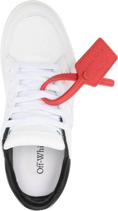 Off-White Low Vulcanized leren sneakers Wit