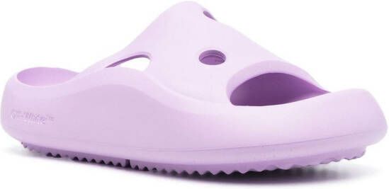 Off-White Meteor chunky slippers Paars