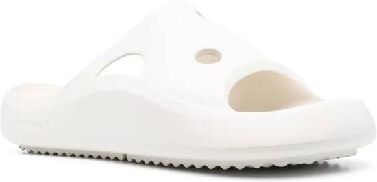 Off-White Meteor uitgesneden slippers Wit