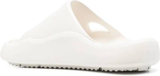 Off-White Meteor uitgesneden slippers Wit