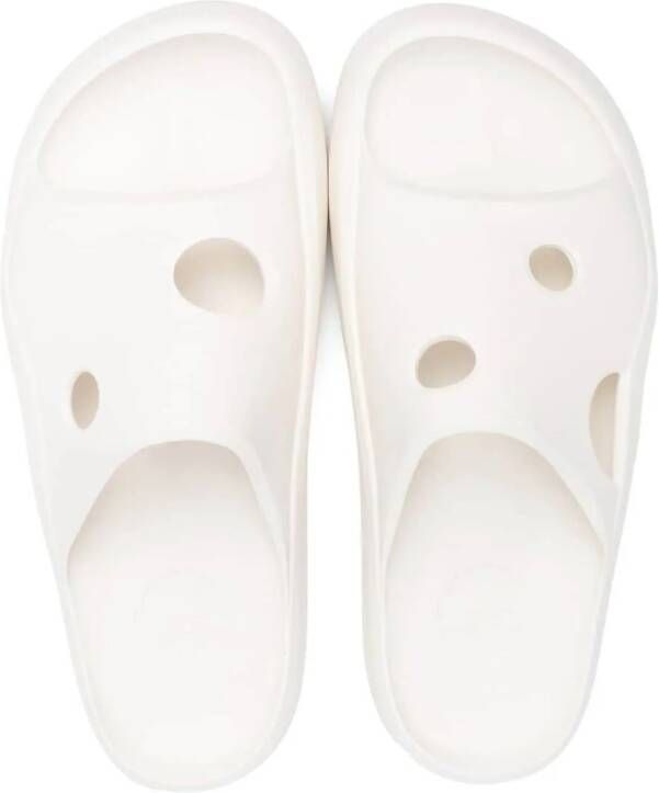Off-White Meteor uitgesneden slippers Wit