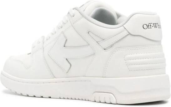 Off-White Out Of Office "For Walking" leren sneakers Wit