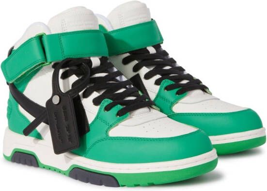Off-White Out of Office high-top sneakers Groen