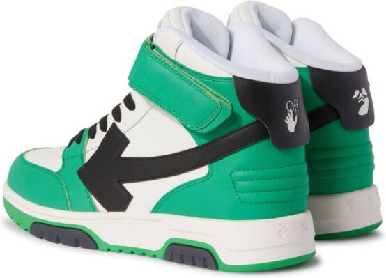 Off-White Out of Office high-top sneakers Groen