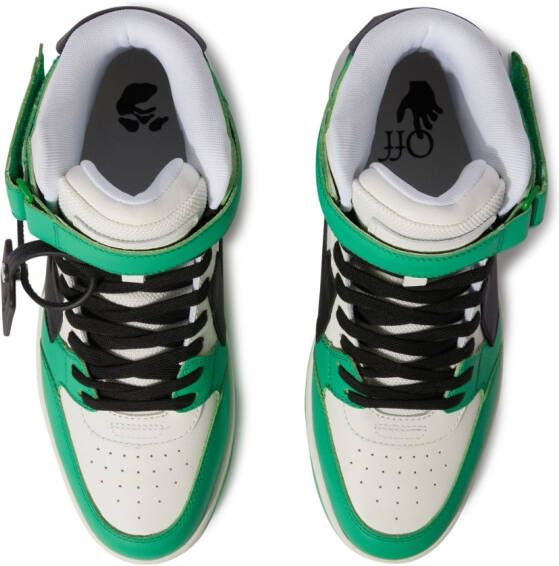 Off-White Out of Office high-top sneakers Groen