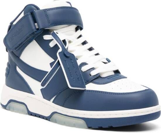 Off-White Out Of Office high-top sneakers Blauw