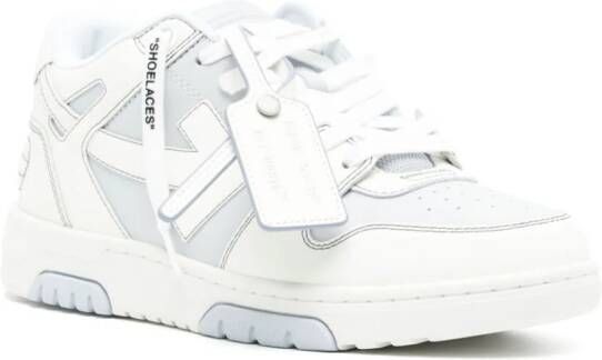 Off-White Out Of Office leren sneakers Blauw
