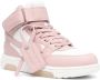 Off White Casual Sneakers voor dagelijks gebruik Pink Dames - Thumbnail 5