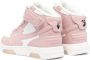 Off White Casual Sneakers voor dagelijks gebruik Pink Dames - Thumbnail 6