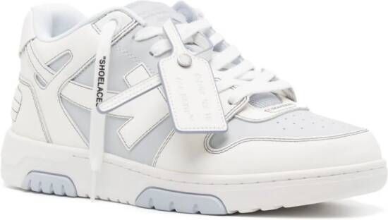 Off-White Out Of Office leren sneakers Wit