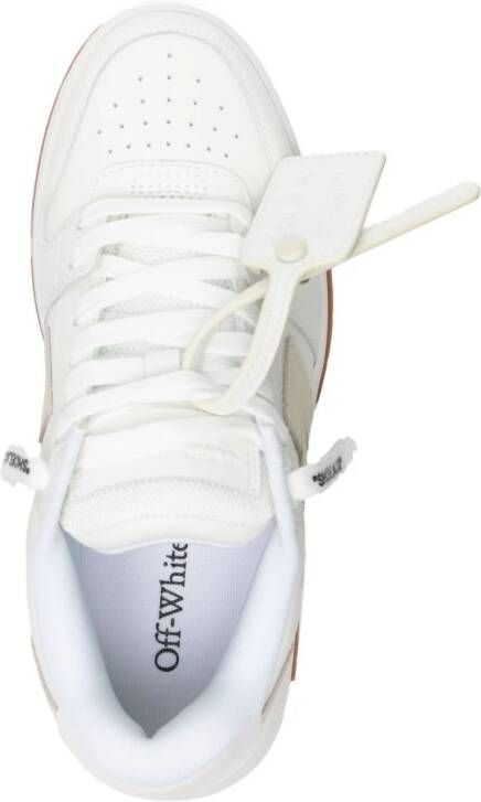 Off-White Out Of Office leren sneakers Wit