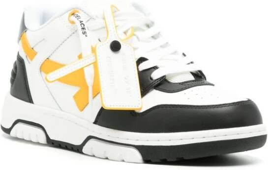 Off-White Out Of Office leren sneakers Wit