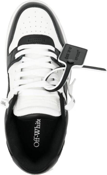 Off-White Out Of Office leren sneakers Zwart