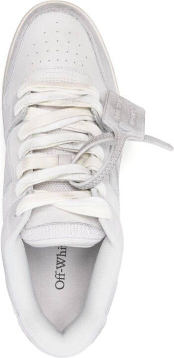 Off-White Out Of Office leren sneakers Wit