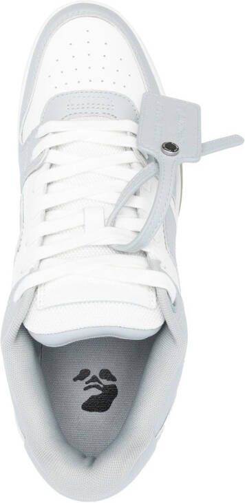 Off-White Out Of Office leren sneakers Grijs