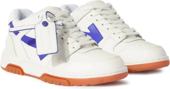 Off-White Out Of Office leren sneakers Wit