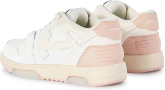 Off-White Out Of Office leren sneakers Wit