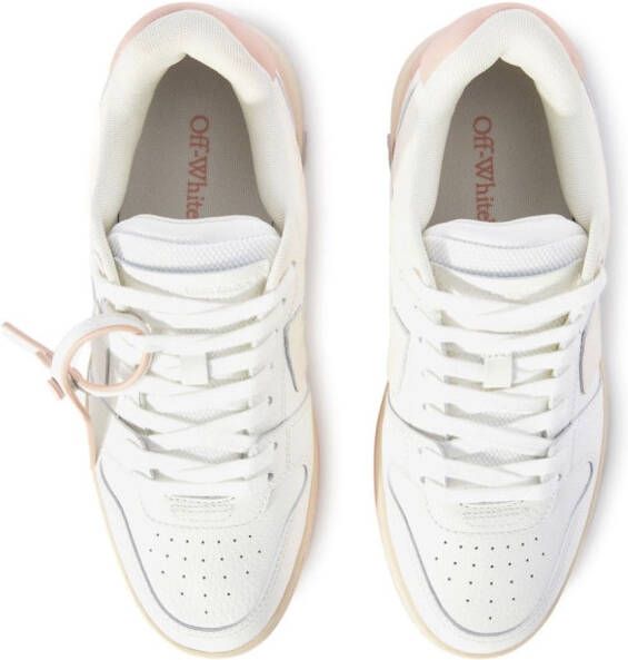 Off-White Out Of Office leren sneakers Wit