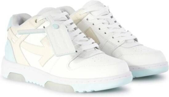 Off-White Out Of Office leren sneakers Wit