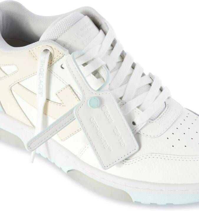 Off-White Out Of Office leren sneakers Wit