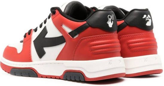 Off-White Out Of Office low-top sneakers Rood