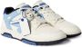 Off White Leren Veterschoenen in Bicolor Blue Heren - Thumbnail 7