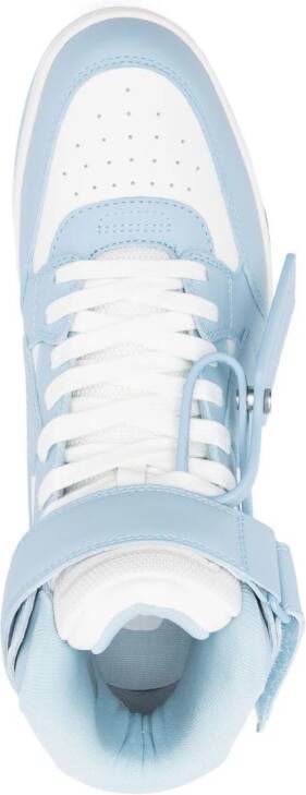 Off-White Out Of Office mid-top sneakers Blauw