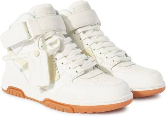 Off-White Out of Office mid-top sneakers Wit