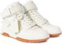Off White Beige Mid Top Sneakers Beige Dames - Thumbnail 6
