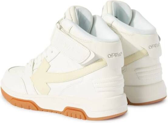 Off-White Out of Office mid-top sneakers Wit