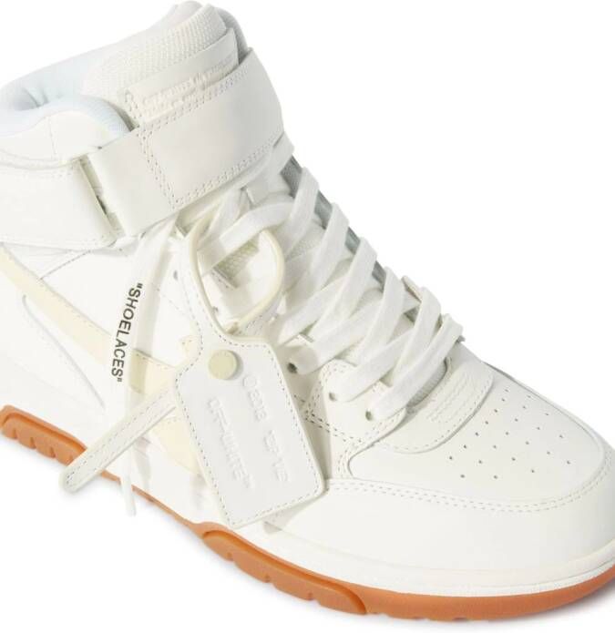 Off-White Out of Office mid-top sneakers Wit