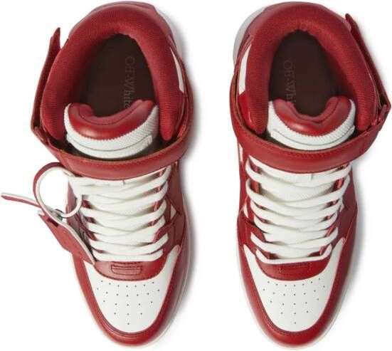 Off-White Out Of Office mid-top sneakers Wit