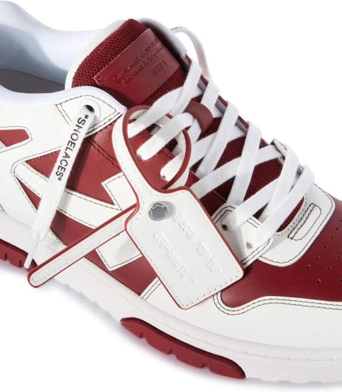 Off-White "Out Of Office OOO sneakers" Rood