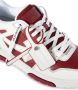 Off White Baksteen Rood Wit Kalfsleer Sneakers Multicolor Heren - Thumbnail 9
