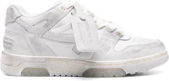 Off-White Out Of Office leren sneakers Wit