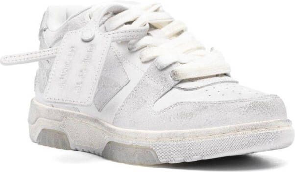 Off-White Out Of Office leren sneakers Wit